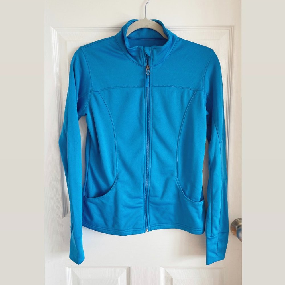 Women's Lightweight Blue Zip Up